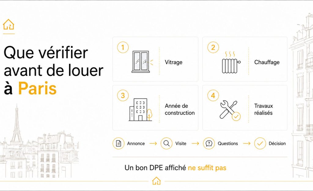 chercher un appartement à paris avec un bon dpe, que devez vous vérifier
